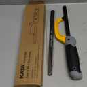 KATA Hacksaw, Compact Hand Operating Hack Saw with 10 Inch Aluminum Frame and 2 Piece Extra Flexible Bi-Metal HSS Blades, Suitable for Wood and Metal (Mini Hacksaw) (Small)