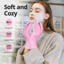 SwiftGrip Pink Nitrile Gloves, 3-mil, Industrial Gloves Disposable Latex Free, for Cleaning & Esthetician, Rubber Powder-Free, 100-ct Box (Small)