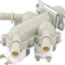 5221ER1003S Washer Water Inlet Valve Compatible with lg, kenmore: WKE100HVA, WM4000HBA, WM3400CW, WM4000HWA, WM3470CW etc, Replace 4869496, AP6798394, PS12587936, EAP12587936, PD00057211 etc, 21.05 cubic inches