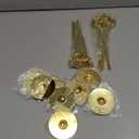 Urban Deco 16 Pieces Table Card Holder 8 inches Table Number Holders Place Steel Card Holders for Photos, Food Signs, Memo Notes, Weddings, Restaurants, Birthdays (Gold)