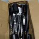 Ceiling Light Fixture, 6-Light Ceiling Light Chandelier, Modern Dinning Room Light Fixture, Sputnik Light Fixtures Ceiling Mount, Semi Flush Mount Light Fixture For Living Room,Bedroom,Hallway,Kitchen (matteblack)