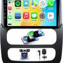 [4+64G] Android 13 Car Stereo with Wireless Apple Carplay & Android Auto for Dodge Ram 1500 2500 3500 2003 2004 2005 9" Touchscreen Radio Upgrade with AHD Camera,GPS Navigation,SWC,WiFi,FM,Bluetooth