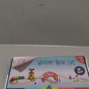 Wooden Train Sets for Boys 2-4-7  38 Pcs Wood Train Set for Toddlers w/Crane, Bridge & Wooden Train Tracks  Train Toys for 3 Year Old Boys & Girls  Fits Thomas Brio IKEA Melissa and Doug