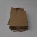 VANHEL 50 PCS Bags Recycled Kraft Paper Bags :8 x 4.75 x 10 Inches, Brown Gift Bag with Handles, Merchandise Bag, Shopping Bag, Handle Holidays, Birthdays and Shopping Centers (50 Count (Pack of 1))