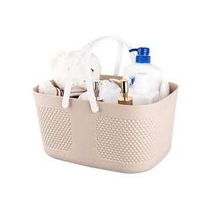 Plastic Shower Caddy Portable,Tote Storage Organizer Basket Bin