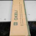 OKELI 5 Lights Bathroom Vanity Light Fixtures Brushed Nickel LED Dimmable Vanity Light Over Mirror Modern Wall Mounted Lighting Fixture, 350 Rotatable Lamp Head 36W Cold White 6000K ETL Listed