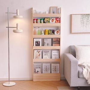 Heehee Solid Wood Bookshelf Bookcase Book Shelf Organizer for Books, Toy Storage Bookshelf Rack Wall for Kids and Adults (Width 23.6in (60CM))