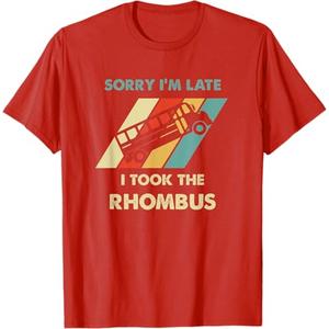 I Took The Rhombus For Teens Boys Girls Funny Math Nerd T-Shirt, M, Red