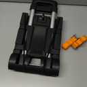 Car Seat Travel Cart for Airport - Carseat Roller for Traveling. Extendable Base Plate, Foldable, storable, and stowable Under Your Airplane seat or Over Head Compartment. (Black)