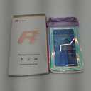 Waterproof Phone Pouch Floating for Beach Essentials, IPX8 Underwater Cell Phone Holder with Lanyard for iPhone 16 15 14 Pro Max, Galaxy S24/23/22 (Iridescent - [10 inch], Extra Large [10inch])