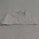 Bestform 5006014 Comfortable Unlined Wireless Cotton Stretch Sports Bra with Front Closure (48, White)