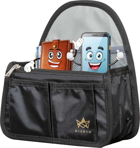 Diadem Mini Backpack Organizer Insert – Perfect Fit for Your Favorite Mini Backpacks – Bag Organizer For Backpack – Fits in Shoulder Bags, Travel Bags, Handbags, and Purses – 10 Pockets