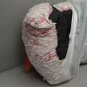 KSIIA Washable Dog Bed Deluxe Plush Dog Crate Beds Comfy Kennel Pad Anti-Slip Pet Sleeping Mat for Large, Jumbo, Medium, Small Dogs Breeds, 35" x 23", Pink