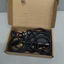 65W Charger Compatible with Microsoft Surface Pro 11, 10, 9, 8, 7+, 7, 6, 5, 4, 3, X, Power Adapter for Windows Surface Laptop 7/6/5/4/3/2/1, Go Tablet, Book 3/2/1, Support 44W, 36W, LED, 10FT (Black)