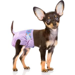 Disposable Female Dog Diapers, Puppy Diapers with Adjustable Elastic Waistline for Female Dog or Cat in Heat, Incontinence, Diaper with Wetness Indicator, XS-20 Count