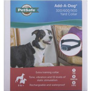 PetSafe Add-A-Dog Remote Training Collar  Perfect for Small, Medium and Large Dogs  Choose from Tone, Vibration, or 15 Levels of Static Stimulation  Waterproof and Durable  Rechargeable PetSafe Add-A-Dog Remote Training Collar  Perfect for Small, Medium and Large Dogs  Choose from Tone, Vibration, or 15 Levels of Static Stimulation  Waterproof and Durable  Rechargeable