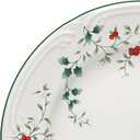Pfaltzgraff Winterberry 10-1/2-Inch Dinner Plates, Set of 4, White