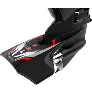XR4 Senior Hydrofoils for 40-300 hp Boats (Black) - Perfect for Water Skiing, Wakeboarding, Tubing - Engine Stabilizer Fins for Outboard/Outdrive Motors - Made in The USA