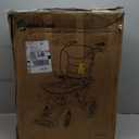 Wheelchairs for Adults Ergonimic Transport Chair Lightweight Foldable with Telescopic Handle 11-inch Big Wheels for All Terrains Travel Wheelchair with Removable Cushion (16.5"Width, Blue)