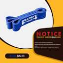 Draper's Strength Heavy Duty Resistance Stretch Loop Bands for Powerlifting Workout Exercise and Assisted Pull Ups