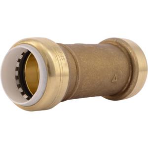 SharkBite 1 Inch PVC Slip Coupling, Push to Connect Brass Plumbing Fitting, PVC Pipe, UIP3020A