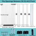 51.18 Inch Extra Tall Pet Gate
