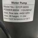 3/4 HP Sump Pump Submersible, 4450 GPH Utility Pump for Clean/Dirty Water Removal, Transfer Water Pump for Swimming Pool Garden Pond Basement, Drain Pump for Draining flooded house backup