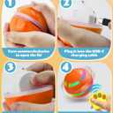 Interactive Dog Toys, Durable 360 Anti-Chew Remote Control Interactive Ball for Medium/Large Dogs, Self-Rolling & Jumping Chew Proof Dog Ball, USB Rechargeable, for Indoor/Outdoor Use