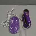 Portable Travel Steamer, 1200W Handheld Fabric Steamer for Clothes, 4Modes with LCD Display, Powerful Wrinkle Remover for Home & Travel, 150ml Water Tank, 10S Fast Heat-Up, 180Swivel Handle, Purple