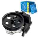 PHILTOP 20-326 Power Steering Pump with Pulley Reservoir for Focus 2006-2011, Transit Connect 2010-2011 2.0L, 6S4Z3A674ARM, 20326, 6S4Z3A674A, 7S4Z3A674A, Automotive Replacement Power Steering Pumps