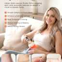 Lymphatic Drainage Massager & Anti Cellulite Massage Tool, for Legs, Arms & Belly, Body,Helps Reduce Stretch Marks & Cellulite,with Microcurrent, Light Heat & Vibration