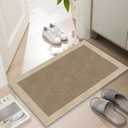 Ultra Thin Indoor Door Mat, 1/10 in Thin Door Mats for Inside Entry
