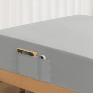 Cal King Fitted Sheet Only - Premium 1800 Super Soft & Cozy Microfiber, Wrinkle, Fade, Shrinkage Resistant Deep Pocket Cal King Size Fitted Bottom Sheet, Light Gray