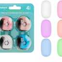 Helmet Toothbrush Covers Caps & Silicone Toothbrush Head Protector Replacement for Household Travel