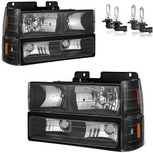 Halogen Headlights for 1994-1998 Chevy Silverado 1500 2500 3500
