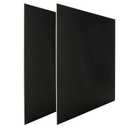 2PCS 12 x 12 x 1/8(0.12) Inch Anodized Aluminum Sheet, Black Aluminum Engraving Blanks, 3MM Thin Metal Plates for Laser Engraving, Crafting, DIY, House Decoration