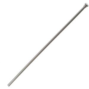 Westbrass R124-07 3/8" x 20" Flat Head Toilet Supply Riser, 1-Pack, Satin Nickel