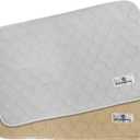 Pet Parents Pawtect Pads Washable Dog Pee Pads (2pack) of 18x24 Premium Pee Pads for Dogs, Waterproof Training Pads for Dogs & Reusable Dog Pee Pads! Whelping & Modern Puppy Pads! (Grey & Beige)