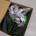 Garden Hose 25 FT, NON-EXPANDABLE Heavy-Duty Flexible & Lightweight Water Hose with 10-Function Nozzle, No-Kink Design, Leak-Proof Super Fabric, Solid Fittings for Lawn, Car, RV, Outdoor (BlackGreen)