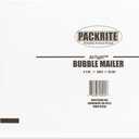 AirTight White Paper Bubble Mailers, Durable, Lightweight, Padded Shipping Envelopes, Pack of 25 (#0 6" X 10")