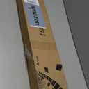 Allesin Faux Wood Blinds 2 inch Slat Cordless Design Room Darkening Blinds for Indoor Windows Easy to Install & Durable Horizontal Windows Blinds Inside/Outside Mount,34.5" W x 60" L,Pearl White