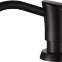 GAGALIFE Soap Dispenser for Kitchen Sink, ABS in Counter Soap Dispenser(Oil Rubbed Bronze), with 17 Ounce Large Pet Soap Bottle, Refill from The Top, Venetian Bronze