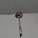 Kitchen Soup Ladle 304 Stainless Steel Punch Metal Luminous Ladell Spoons With Pour Spout Gravy Ladles for Serving,Cooking,Canning,11.8 inch