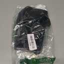 MEROKEETY 2024 Women's Sheer Mesh Short Sleeve Crop Top Crewneck Summer Sexy Lace Y2K See Through Blouse Shirts XL Black