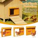 Automatic Chicken Coop Door Battery Powered with Timer & Light Sensor, LCD Display Chicken Coop Door with Timer & Light Sensor, Auto Chicken Door with Anti-Pinch Feature