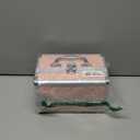 FRENESSA Makeup Case Organizer Portable Makeup Train Case Cosmetic Box with Mirror Jewerly Tray for Girls Nail Supplies Make Up Cases Organizers and Storage Kids Craft Case Pink