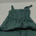 ANRABESS Sundresses for Women 2025 Summer Casual Sleeveless Square Neck Smocked Flowy Beach Vacation Midi Dress with Pockets (Medium, Green)