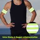 3 x Reflective Bands for Night Walking Reflective Arm Bands Reflective Bands for Outdoor Cycling, Hiking, Jogging, Motorcycle Riding or Running