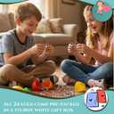 2 x 24 Pack Easter Basket Stuffers with Metal Brain Teaser Puzzles  Prefilled Eggs with Mini Logic Toys & Instruction Cards, Classroom Gifts, Egg Hunt Prizes, Easter Party Favors for Kids Boys & Girls