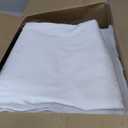 12 Pack Polyester Tablecloth 60 x 102 Inch Ivory Tablecloth for 6 Ft Rectangle Tables,Stain and Wrinkle Resistant Washable Fabric Table Covers Polyester Table Clothes for Wedding Parties Banque